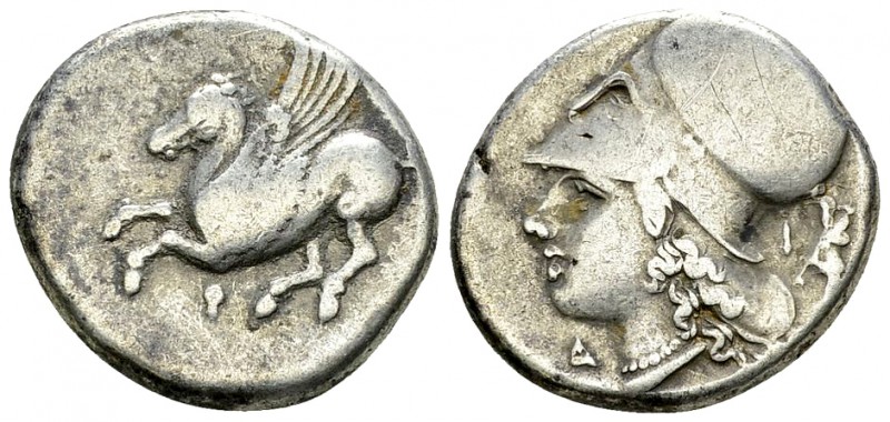Corinth AR Stater, c. 375-300 BC 

Corinthia, Corinth . AR Stater (19-21 mm, 8...