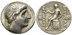 Antiochos I Soter AR Tetradrachm, Seleukeia on the Tigris 

Seleukid Kings of Syria. Antiochos I Soter (281-261 BC). AR Tetradrachm (27-28 mm, 15.26...