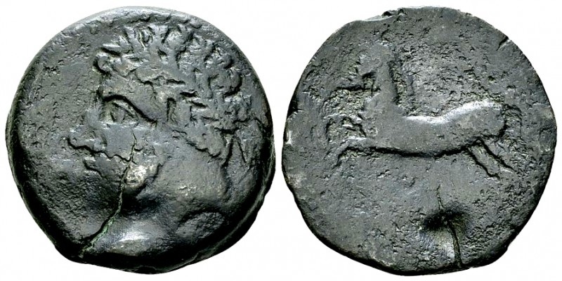 Massinissa/Micipsa AE27 

Kings of Numidia. Massinissa (203-148 BC) or Micipsa...
