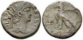 Nero BI Tetradrachm, Alexandria 

 Nero (54-68 AD). BI Tetradrachm (23-24 mm, 13.03 g). Alexandria, Egypt, dated RY 11 = AD 64/65.
Obv. NEPΩ KΛAY K...