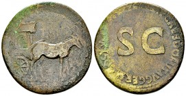 Diva Julia Titi AE Sestertius, Carpentum 

 Diva Julia Titi (+ 90 AD). AE Sestertius (33-34 mm, 21.61 g), Rome, 91 AD.
Obv. [DIVAE IVLIAE AVG DIVI ...