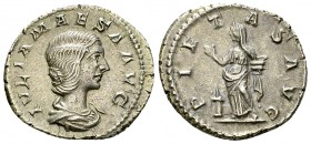 Iulia Maesa AR Denarius, Pietas reverse 

 Iulia Maesa (218-224 AD). AR Denarius (18-20 mm, 2.76 g), Rome.
Obv. IVLIA MAESA AVG, draped bust right....