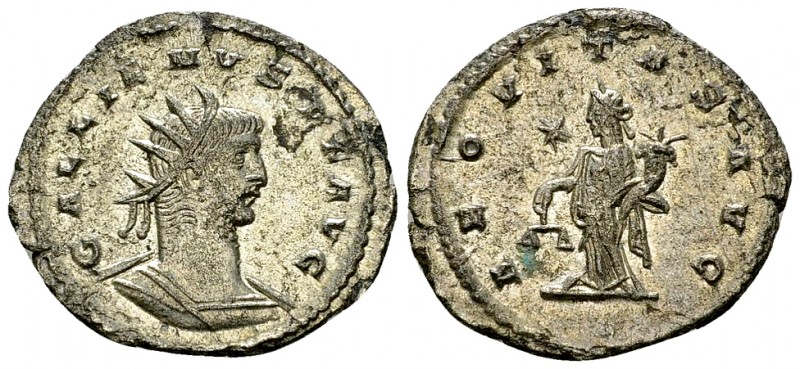 Gallienus Antoninianus, Aequitas reverse 

 Gallienus (253-268 AD). Silvered A...