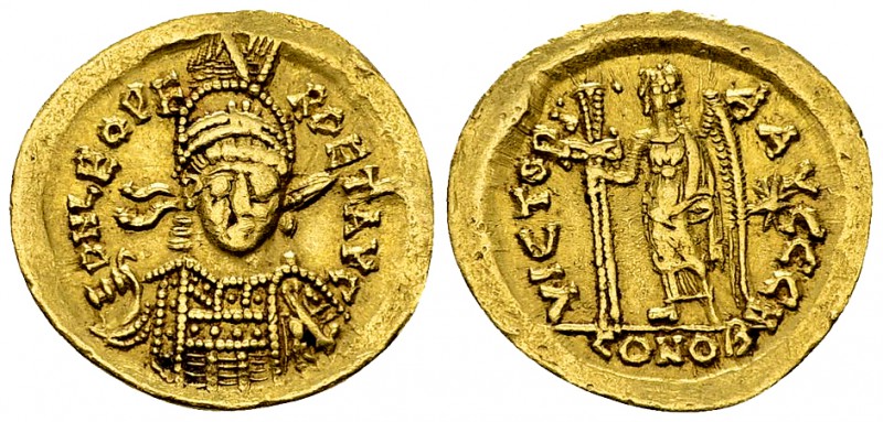 Leo I AV Solidus 

Leo I. (457-474 AD). AV Solidus (20-21 mm, 4.46 g), Constan...