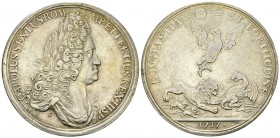 Karl VI, AR Medaille 1717, Einnahme von Belgrad 

RDR. Karl VI (1711-1740). AR Medaille 1717 (44 mm, 29.60 g), auf die Einnahme von Belgrad. Von L. ...