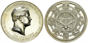 Preussen, AR Medaille 1840, Huldigung in Berlin 

Deutschland. Preussen , Königreich. Friedrich Wilhelm IV (1840-1861). AR Medaille 1840 (42 mm, 29....