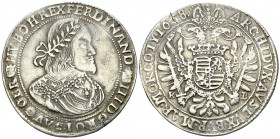 Ferdinand III AR Doppeltaler 1658 KB, rare 

Holy Roman Empire. Hungary. Ferdinand III (1637-1657). AR Doppeltaler 1658 KB (46-47 mm, 58.91 g), Krem...