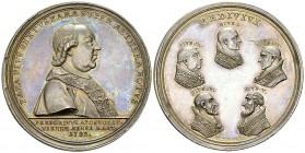 Pius VI AR Medal 1782, Visit to Vienna 

Papal States. Pius VI (1775-1799). AR Medal 1782 (46 mm, 29.18 g). Visit to Vienna. By J.L. Oexlein.
Obv. ...