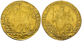 Venezia, AV Osella 1730 

Venezia. Alvise Mocenigo III doge CXII (1722-1732). Osella anno IX, 1730 in oro da 4 Zecchini (36 mm, 13.72 g). Av. S.M.V....