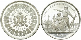 Basel, WM Medaille 1879, Eidg. Schützenfest 

Schweiz, Basel . WM Medaille 1879 (47 mm, 33.54 g), auf das Eidgenössische Schützenfest.
Richter 98c....