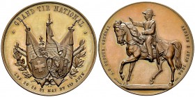 Genf, AE Medaille 1884, Grand Tir National 

 Schweiz, Genf . AE Medaille 1884 (47 mm, 54.87 g), auf das Grand Tir National.
Richter 626c (Fr. 1000...