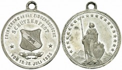 Bern, WM Medaille 1885 

Schweiz, Bern . WM Medaille 1885 (33 mm, 13.96 g), auf das Eidg. Schützenfest.
Richter 1885a.

Vorzüglich.