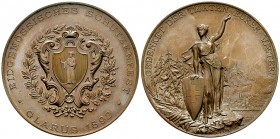 Glarus, AE Medaille 1892, Eidg. Schützenfest 

Schweiz, Glarus . AE Medaille 1892 (45 mm, 42.91), auf das Eidg. Schützenfest.
Richter 808e.

Fast...