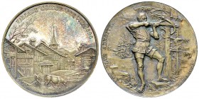 Genf, AR Medaille 1896, Tir à l'arbalète 

Schweiz, Genf . AR Medaille 1896 (32 mm, 16.95 g), auf das Tir à l'arbalète anlässlich der Exposition nat...