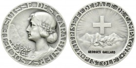 Schweiz, AR Schützenmedaille o.J. 

 Schweiz , Schützenmedaillen. AR Medaille o.J. (35 mm, 18.81 g), Société Suisse des carabiniers. Maîtrise fédéra...