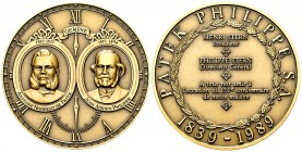 Genf, AE Medaille 1989, Patek Philippe 

Schweiz, Genf . AE Medaille 1989 (40 mm, 30.93 g), auf das 150jährige Jubiläum von Patek Philippe.

In Or...