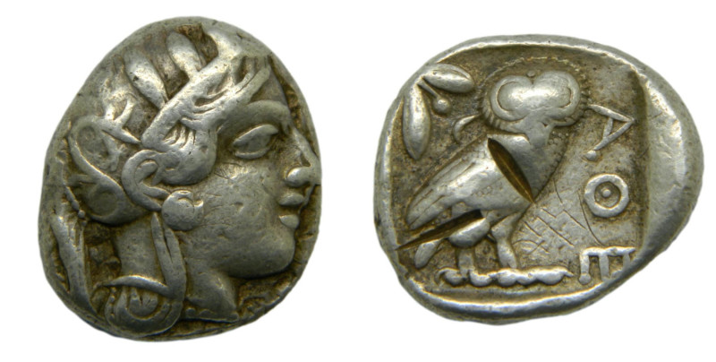 Atenas (Atica. Grecia). 454-404 aC. Tetradracma. Búho. 17,13 gr AR.
MBC-