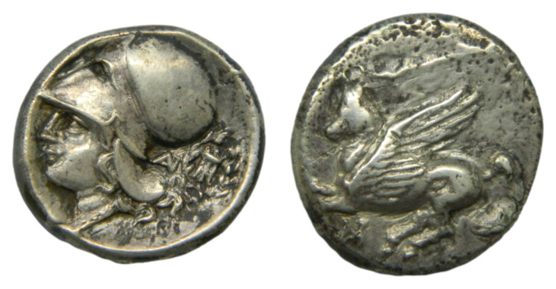 Anaktorion (Akarnania, Grecia). 287-278 aC. Estátera de tipo corintio. 8,0 gr. A...