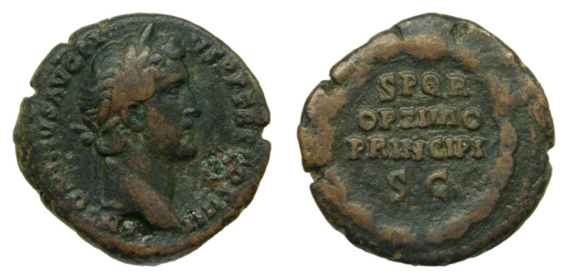 ANTONIO PIO, emperador. 138-161 dC. As. 11,5 gr. AE. Anv: ANTONINVS AVG PIVS P P...
