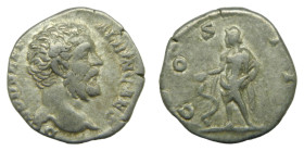 CLODIO ALBINO. Denario. 194-195 d.C. Roma. (Ric-IV 2). (Bmcre-88). (Rsc-9). Anv: D CLOD SEPT ALBIN CAES, cabeza descubierta a derecha. Rev: COS II, Es...