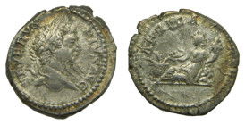 SEPTIMIO SEVERO, emperador. 193-211 dC. Denario. 3,4 gr. AR. Anv: SEVERVS PIVS AVG. Rev: AFRICA. África recostada a la izquierda. Escasa.
MBC