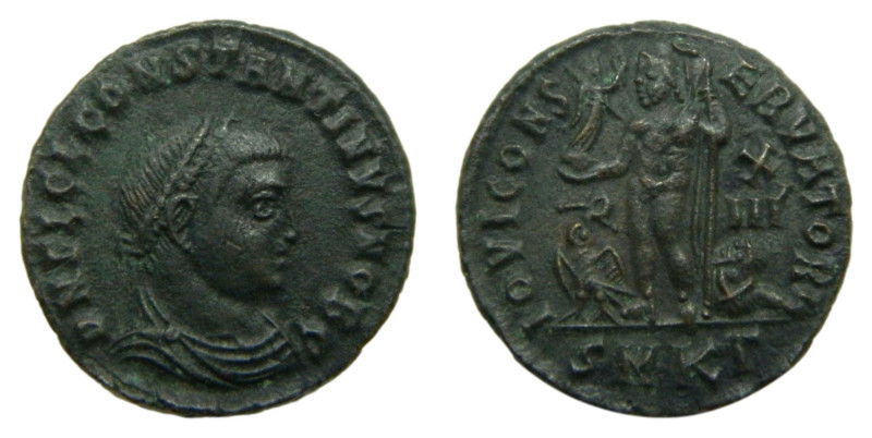 CONSTANTINO II, césar con Constantino I. 317-337 dC. Follis. Cyzicus (Turquía). ...