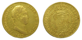 Fernando VII (1808-1833). 2 Escudos. 1819 GJ. Madrid. (AC.1627). 6,78 gr. AU.
MBC