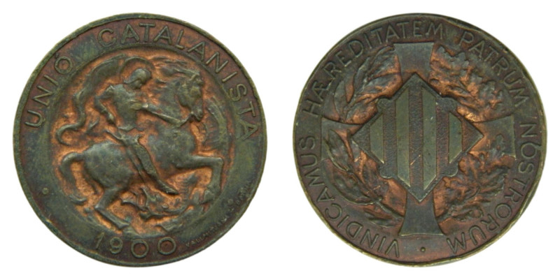 Unión Catalanista. 1900 Barcelona. (5 Céntimos). Vallmitjana. (AC 132). AE.
MBC...