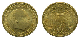 Estado español. Francisco Franco. (1939-1975). 1947 *48. 1 Peseta.
SC