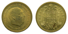 Estado español. Francisco Franco. (1939-1975). 1947 *49. 1 Peseta.
SC