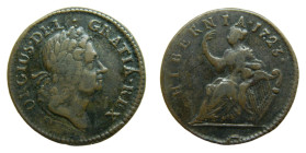 American Colonial. Irlanda / Ireland - British. George I. 1723 Half Penny. Hibernia. (KM#23.1)
MBC