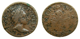 American Colonial. Irlanda / Ireland. Hibernia. VOOE populi. 1760. Halfpenny. Nelson 3 Copper.
BC