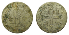 American colonial / France. Louis XIV. 1712 AA. 15 Deniers. Billon.
BC