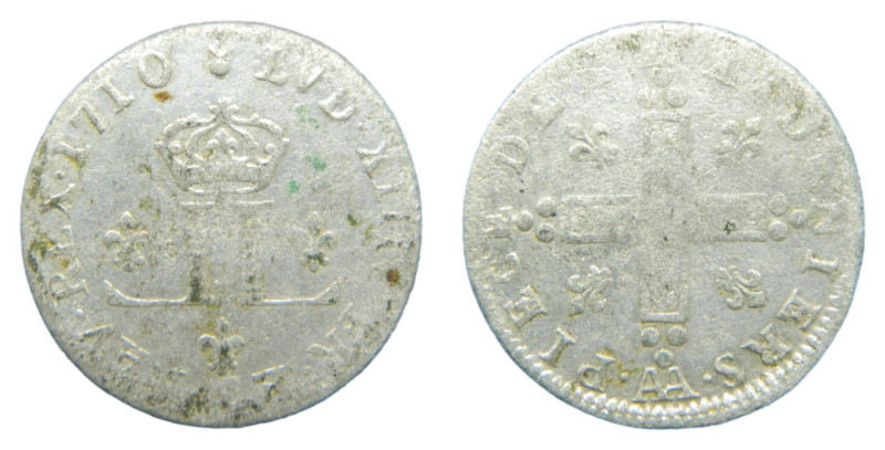 American colonial / France. Louis XIV. 1710 AA. 30 Deniers. Billon
MBC