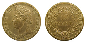 American colonial / French Colonies / Guyana. Charles X. 10 cents. 1828 A. (KM#11.1). 19,3 gr.
EBC-