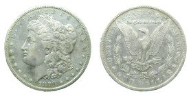 ESTADOS UNIDOS DE AMERICA / UNITED STATES. Morgan dólar. Morgan dollar. 1879 CC. (KM#110). Carson city. 26,63 gr. AR.
MBC