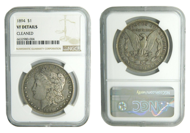ESTADOS UNIDOS DE AMERICA / UNITED STATES. Morgan dólar. Morgan dollar. 1894 Phi...
