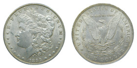 ESTADOS UNIDOS DE AMERICA / UNITED STATES. Morgan dólar. Morgan dollar. 1899. (KM#110). 26,79 gr. AR.
EBC-