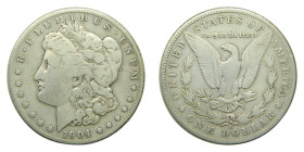 ESTADOS UNIDOS DE AMERICA / UNITED STATES. Morgan dólar. Morgan dollar. 1904 S. (KM#110). San Francisco. 26,35 gr. AR.
BC-