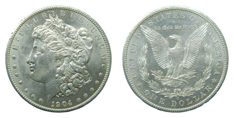 ESTADOS UNIDOS DE AMERICA / UNITED STATES. Peace dólar. Peace dollar. 1904 O. (K...