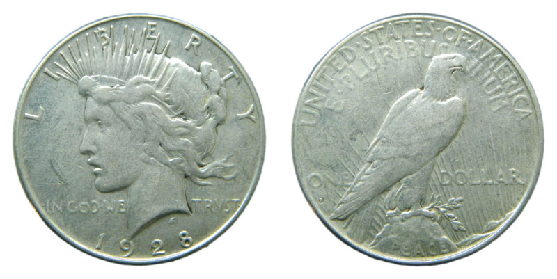 ESTADOS UNIDOS DE AMERICA / UNITED STATES. Peace dólar. Peace dollar. 1928 S. (K...