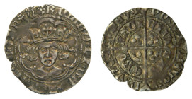 Richard III (1483-85), Silver Groat. York mint. AR. 2,75 gr. Inner legend is CIVI-TAS-EBO-RACI. Slight marks of mount at 6 h. Anyway, a great portrait...