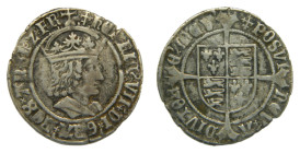 Henry VII (1485-1509), Silver Groat. London mint. Crosss as mintmark. 2,63 gr. AR. Profile issue.
MBC