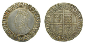 Elizabeth I (1558-1603), Silver Shilling. Tower mint. Key as mintmark. AR. 5,6 gr. 5th issue.
MBC/MBC+