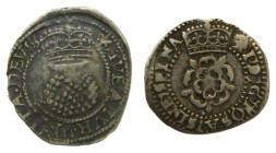 James I (1603-1625), Silver Halfgroat. Tower mint. Spur rowel issue. AR. 0,92 gr. 3rd. issue.
MBC