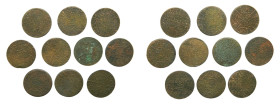 ARABIA SAUDITA - HEJAZ / SAUDI ARABIA. Lote 10 monedas siglo XIX. Piastra. CU. Muy interesante a clasificar.
BC
