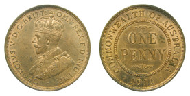 AUSTRALIA. 1911. Penny. (KM#23). 9,37 gr. Bronce.
SC-