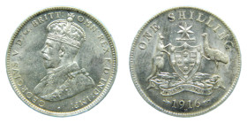 AUSTRALIA. 1916. Shilling. (KM#26). 5,67 gr. AR. 925. George V.
SC-