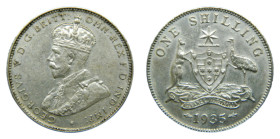 AUSTRALIA. 1935. Shilling. (KM#26). 5,64 gr. AR. 925. George V.
EBC+