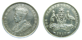 AUSTRALIA. 1917 M. Florín. (KM#27). 11,25 gr. AR. 925. George V.
EBC-